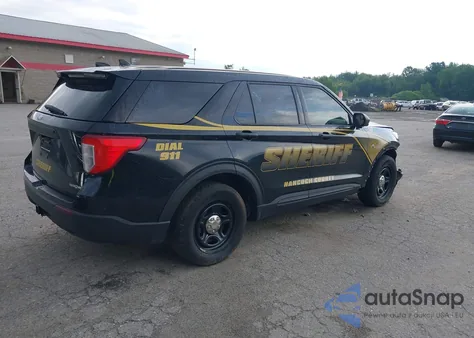 2020 Ford Police Interceptor Utility z USA, uszkodzony, nr VIN 1FM5K8AB7LGA95730